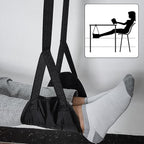Airplane FootrestAirplane Foot Rest, Portable Travel Foot Hammock, Airplane Accessories, Adjustable Flying Feet Rest for Travel, for Long Flight Bus Train Office