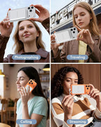 for Magsafe Power Bank, 5000mAh Magnetic Portable Charger with Built-in USB-C Cable, Wireless Battery Pack with 20W PD Fast Charging for iPhone 17/16/15/14/13/12 All Series-White