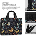 MNSRUU Laptop Bag for 15.6 inch Black Gothic Bats