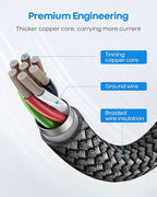etguuds Short USB C to USB C Cable 0.5ft, 2-Pack 60W USBC to USBC Cord, Type C to C Charger Cable Fast Charging for iPhone 17 16 15 Pro Max Plus Air, Samsung Galaxy S25 S24 S23, for MacBook, Pixel