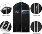 Syeeiex 40" Garment Bag, Set of 8 Suit Bag, Garment Bags for Hanging Clothes, Suit Covers Bags for Men or Women, Dress Bags for Storage Suits, Shirts,T-shirts and Jackets on Closet