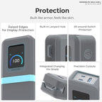 Silicone Case for Anker Prime Power Bank (26,250mAh 300W) Travel Protective Cover with Lanyard Hole, Compact | Tactile Grip | Impact Protection for Anker Power Bank (300W/A110A), Case Only (Gray)