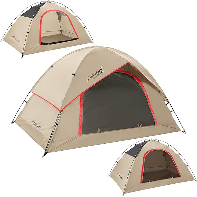 Camping Tent for 2 Person, 4 Person, 6 Person - Waterproof Two Person Tents for Camping, Small Easy Up Tent for Family, Outdoor, Kids, Scouts in All Weather and All Season by Clostnature