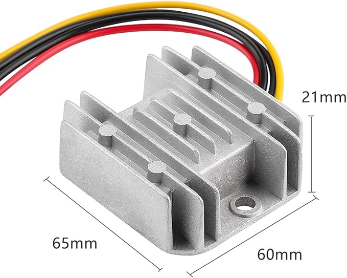 HOMELYLIFE DC 24V to 12V 10A 120W Voltage Buck Converter Reducer Power Step Down Regulator Waterproof Module Transformer for Golf Cart