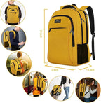 MATEIN Travel Laptop Backpack, Sturdy Anti Theft College School Backpack for Girls Boys, Water Resistant 15.6 Inch Computer Daypack Student BookBag Gift for Women and Men