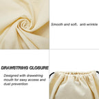 LAKE OF FIRE Dustproof Storage Bags with Drawstring Closure, 2-Piece Set – Multi-Purpose Protective Pouches for Handbags, Purses, Shoes, and Boots