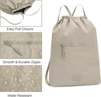 Lee Drawstring Backpack Bag Lightweight Small Gym Swim Beach Bag Water Resistant Sports Sackpack for Men Women, LEE48-002TN