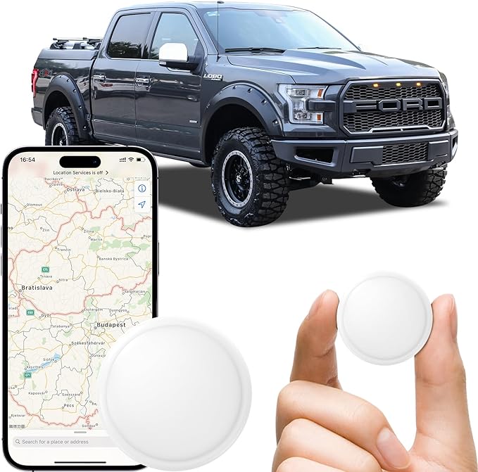 GPS Tracker Device for Car and Vehicles: Mini Hidden Magnetic no Subscription Trackers for Tracking Kids Elderly Vehicle pet - Real Time Location Track Devices no Monthly Fee for Android and iPhone