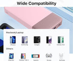 NOBIS Portable Charger, 10000mAh Power Bank Fast Charging, Battery Pack with C to C Cable, Battery Bank with Digital Display for iPhone iPad Android etc