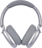 C6 Active Noise Cancelling Headphones, Wireless Over Ear Bluetooth Headphones, 60H Playtime, Lightweight Folding Deep Bass Comfort Fit Ear Cups Headset with Mic for iPad/Travel/PC/Home Silver