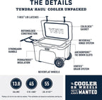 YETI Tundra Haul Portable Wheeled Cooler