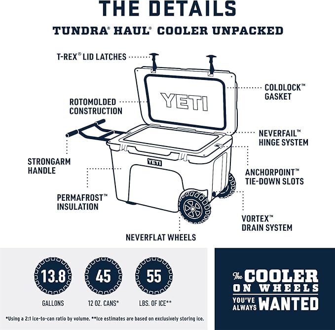YETI Tundra Haul Portable Wheeled Cooler