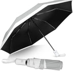 Windproof Travel Umbrella, Collapsible Umbrella Automatic Open Close Auto Small Compact Portable for Rain Sun Adult Women