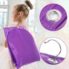 Woanger 6 Pcs Garment Bags for Dance Costumes Clear PVC with Zippers Garment Bag with Pockets Dance Costume Organizer Carrier for Storage Cover for Adult(Purple,20'' X 40'')