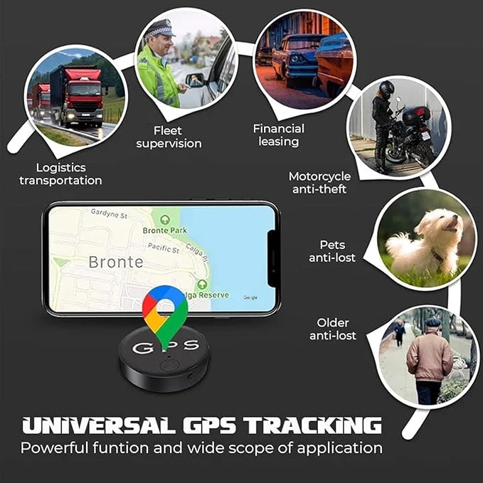 Mini Magnetic GPS Tracker,Easyfind Mini Magnetic GPS Tracker,Strong Car Vehicle Tracking Anti-Lost Car Hidden, GPS Tracking Device(5PCS)