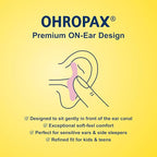 Ohropax Reusable Wax/Cotton Ear Plugs (24 Plugs Total)(1 Clear Carrying Case) - Ear Plugs for Sleeping Noise Cancelling, Swimming, Shooting Ear Protection, and a snoring Solution.