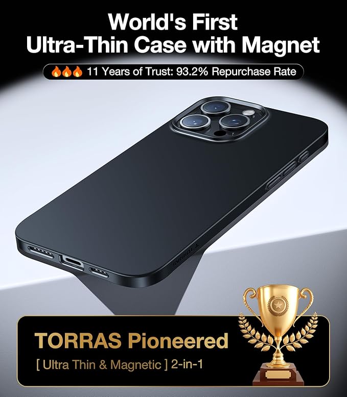TORRAS Magnetic Case & Magnetic Power Bank 5,000mAh