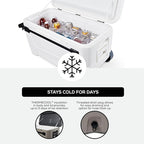 Igloo Maxcold Glide 110Qt Wheeled Cooler | Insulated Hard Shell Ice Chest
