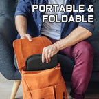 WISIMMALL Gel Seat Cushion Portable Travel Cushions, 16.5" x 12" Large Size Super Thick Foldable Chair Seat Cushion Lightweight for Car Office Chair Wheelchair, Pressure Sores Tailbone Pain Relief
