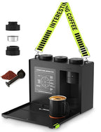CANDY Portable Espresso Machine with Strap, 3 in 1 Coffee Maker, One-Touch Operation, Rechargeable Cold Brew Up to 60 Cups, for Ground, Ideal for Camping, RV & Outdoor, Home, Heating in Plug-in Mode