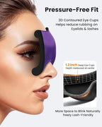 3 Pack Sleep Masks for Side Sleepers, True Blackout 3D Eye Mask for Sleeping, Zero Eye Pressure, Lash-Friendly, Adjustable Soft Eye Cover for Women Men, Travel Night Blindfold