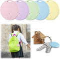 Konohan 5 Packs Smart Item Finder Portable Tracker GPS Tracking Mobile Anti Loss Smart Device Key Finder Tag Locator with Sound for Bags Wallets Backpacks Pets Keys Luggage(Macaron Color)