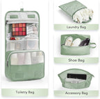 10 Set Compression Packing Cubes for Travel Essentials,Compressible Expandable Packing Cubes for Suitcase,OlarHike Luggage Organizer Bags for Travel,Handy Helper for Organizing Clothes(Matcha Green)