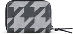 Sherpani Barcelona AT, Small Nylon Bifold Zipper Pocket Wallet, Travel Bag for Men Women, RFID Protection, Unisex Travel Gift (Houndstooth)
