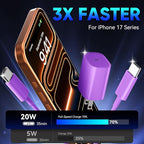 Phone 17 16 15 Pro Charger Fast Charging, 20W USB C Fast Charger Block with 3FT Long Type C Chargers Fast Charging Cable Cord for Phone 17/17 Pro/17 Pro Max/Air/16 Pro Max/16 Pro/15Pro Max/Pro, S24