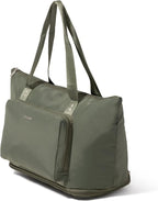 Baggallini Carryall Expandable Lightweight Travel Tote 22" Packable Folding Compact Nylon Washable Weekender w/Luggage Sleeve
