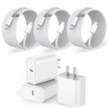 10FT iPhone Charger Fast Charging Cord, 20W Fast USB C Charger Block with 3 Pack 10 ft Extra Long Charging Cable for iPhone 17/17 Pro/17 Pro Max/Air/16 Pro Max/16 Plus/15 Pro Max/15 Plus,iPad Pro/Mini