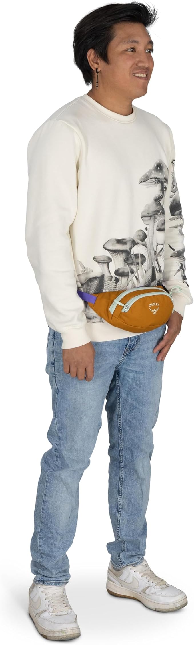 Osprey Daylite Mini Waist Pack - Lightweight Belt Bag with Crossbody Shoulder Carry Option