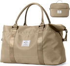 HYC00 Travel Duffel Bag,Carry-on Overnight Weekender Bags for Women,Sports Tote Gym Bag with Wet Pocket