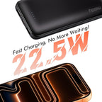 Miady 2-Pack 22.5W 10000mAh Portable Charger, USB C Fast Charging Power Bank 3 Outputs 2 Inputs Travel Essential Battery Pack Compatible with iPhone 17/16/15/14, Galaxy S24/22, iPad, Android, Tablets