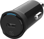 Scosche CPDC20 PowerVolt 20-Watt Certified USB Type-C Fast Car Charger with Power Delivery 3.0 for All USB-C Devices