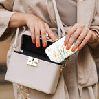 Credit Card Holder, Mini Aluminum Card Wallet RFID Blocking Slim Metal Hard Card Case for Women Men, Butterfly Flowers