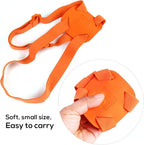 Luggage Straps Bag Bungees for Add a Bag Easy to Travel Suitcase Elastic Strap Belt (Orange, M-Orange)