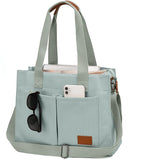 Canvas Laptop Tote Bag for Women | Pockets, Stands Upright, Convertible