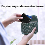 Portable AA Battery Travel Charger for Samsung Galaxy J3 Achieve and Emergency Re-Charger with LED Light! (Takes 4 AA Batteries) [Black]