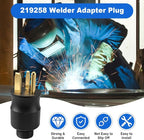 219258 Multi-Voltage Power Adapter Plug Compatible with Millermatic 211 & Hobart Handler 210MVP MIG Welder, 230 Volt MVP Electric Adaptor Match with Welding Power Cable 6-50P, 4-Pin 3 Prong Plug