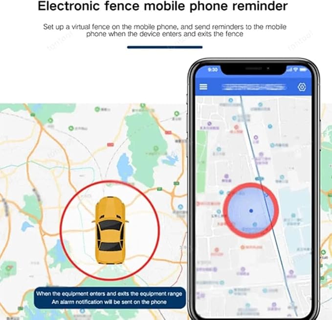 GPS Tracker for Vehicles, Strong Magnetic Car Vehicle Tracking Anti-Lost, No Monthly Fee, No Subscription, Multi-Function GPS Mini Locator with Free App (PG12-18)
