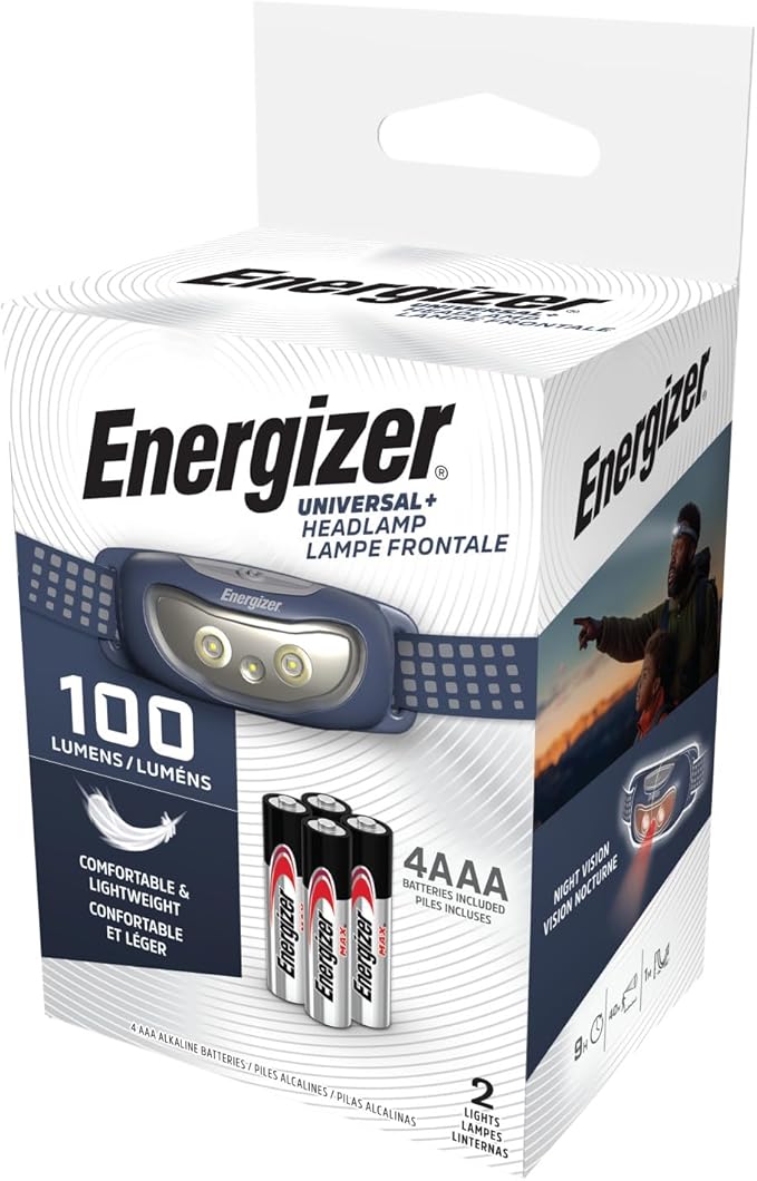Energizer Universal+ LED Headlamp (2-Pack),