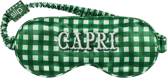 slip Pure Silk Sleep Mask - 100% Pure 22 Momme Mulberry Silk Eye Mask - Comfortable Sleeping Mask with Elastic Band, Capri
