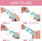 Tellegloww 6 Pcs Rechargeable Personal Safety Alarm for Women, 130db Personal Alarm Protection Keychains Loud Siren with LED Self Defense Keychain for Senior Mom Gift(White,Pink,Blue,Black,Snap)