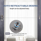 Retractable Clothesline 304 Stainless Steel Durable with Heavy Duty Adjustable Rope Shower Clothes Line for Outdoor and Indoor