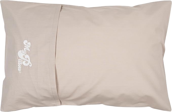 MyPillow Multi-Use Travel Pillow Compact Pillow for On-The-Go Comfort and Sleeping, Portable, Compact, Washable Pillow for Adult and Kids Neck Support [Tuscan Tan]