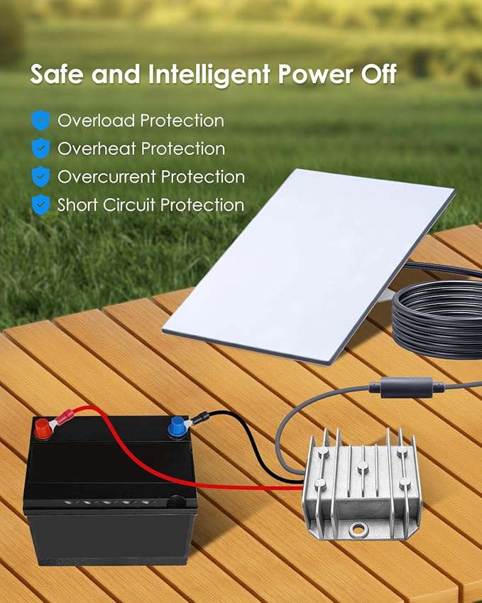 Starlink Mini 12V Converter Adapter, Step Up 12V/24V to 30V Input Boost Converter Output 3.5A, 18AWG Waterproof DC Female Port Power Cord, Compatible with Max 45m/150Ft+Starlink Mini Power Cable