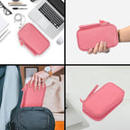 CAOODKDK Electronic Organizer Travel USB Cable Accessories Bag/Case,Waterproof for Power Bank,Charging Cords,Chargers,Mouse,Earphones Flash Driver