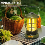 Rechargeable Camping Lantern 1500 High Lumens Hurricane Camp Light 2 Modes Portable Electric Tent Lamp Hands-Free Flashlight Lantern,5000 mAh Battery LED Lanterns for Power Outages