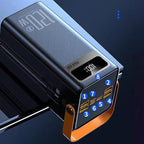 Power Bank - 120W Solar Charging Battery Pack, 50000mAh Outdoor Backup Charger with Built in Cables Port Output High Capacity Storage, Lighting Support Function, Ideal for Camping